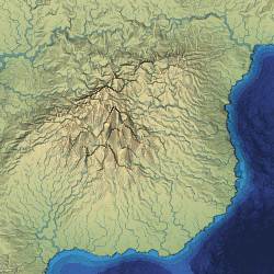 Mountains produced with noise functions