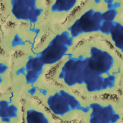 Mountain ranges with ridge noise