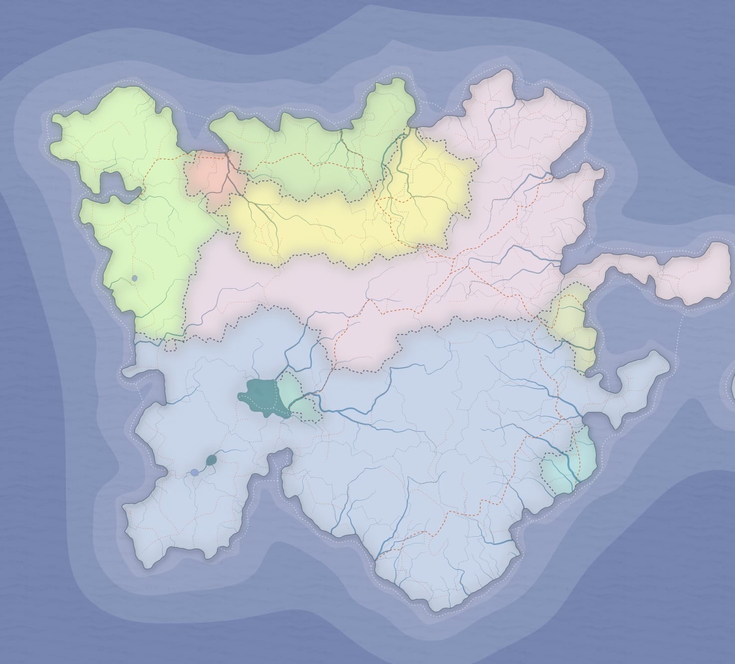 Continent map